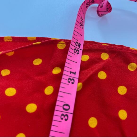 Realisation Par Inez Red polka dot Dress Sz S - Picture 8 of 8